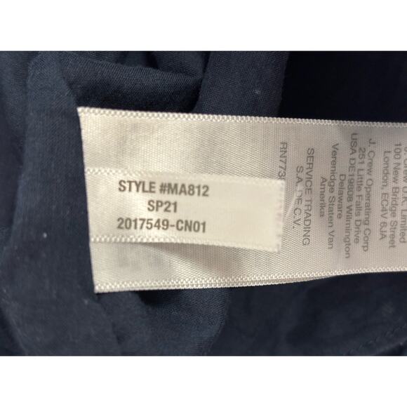 MADEWELL $108 Square-Neck Puff-Sleeve Blue Clip Dot Babydoll Dress 4 Cottagecore - Picture 10 of 10